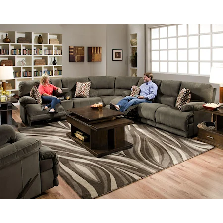 POWER Casual Luxury Reclining Sofa Sectional